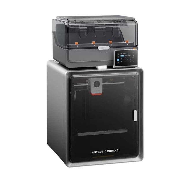 Принтер 3D ANYCUBIC Kobra S1 ACE 2 Pro Combo (KS2CBK0A-O) - Фото 4 Принтер 3D ANYCUBIC Kobra S1 ACE 2 Pro Combo (KS2CBK0A-O) - изображение 4