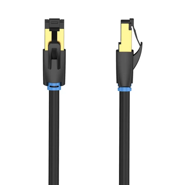 Кабель сетевой Vention IKABF Cat.8 1 м Black (6922794742819) - Фото 1 Кабель сетевой Vention IKABF Cat.8 1 м Black (6922794742819) - изображение 1