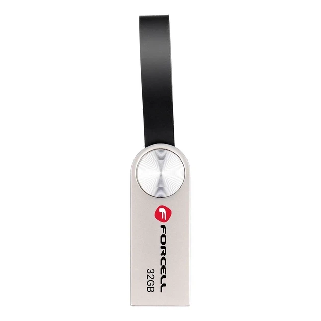 USB-накопичувач Forcell F-Data Metal 32GB USB 3.2 Gen 1 Silver (5903396391804) - зображення 2