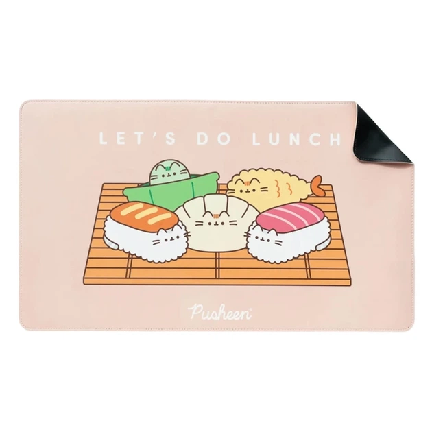 Мат на стол Pusheen Sushi Roll из экокожи XXL 60x35 см (MGGEPU06) - изображение 2