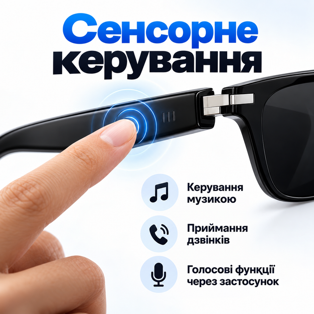 Розумні окуляри AI з голосовим перекладом та сенсорним керуванням - зображення 7