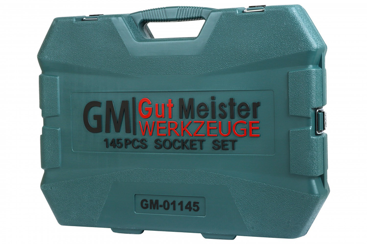 Набір інструментів Gut Meister GM01145 Cr V у кейсі 145 предметів - Фото 3 Набір інструментів Gut Meister GM01145 Cr V у кейсі 145 предметів - зображення 3