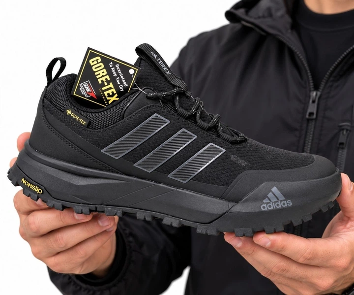 Чоловічі термо кросівки adids Terrex AX6 GORE-TEX чорний 44 - зображення 2
