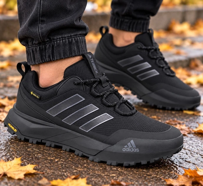 Чоловічі термо кросівки adids Terrex AX6 GORE-TEX чорний 44 - зображення 4