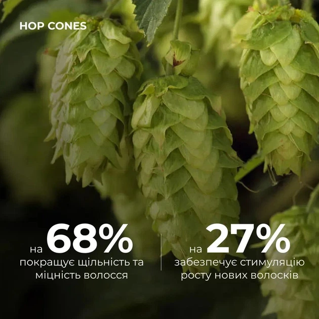 Шампунь для роста волос Hillary Hop Cones & B5 Hair Growth Invigorating, 250 мл HI-07-203 - Фото 3 Шампунь для роста волос Hillary Hop Cones & B5 Hair Growth Invigorating, 250 мл HI-07-203 - изображение 3