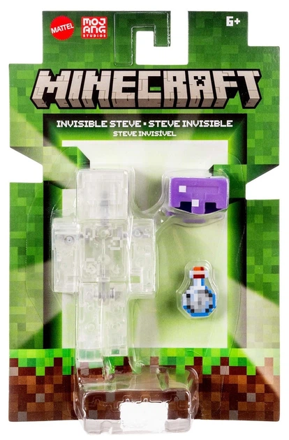 Коллекционная фигурка Mattel Minecraft Невидимый Стив с аксессуарами 8 см (GTP08/JND86) (0194735393015) - Фото 1 Коллекционная фигурка Mattel Minecraft Невидимый Стив с аксессуарами 8 см (GTP08/JND86) (0194735393015) - изображение 1
