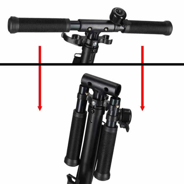 Самокат городской складной колеса Trike Fix 200 мм Black-Gray (5903039771611) - изображение 7