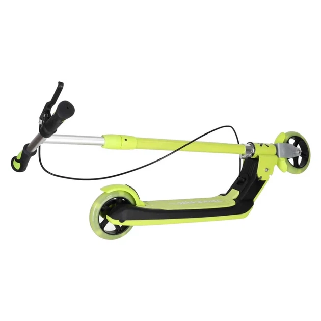 Самокат для детей двухколесный Trike Fix LED складной двойные тормоза Neon Green (5903039772083) - изображение 6