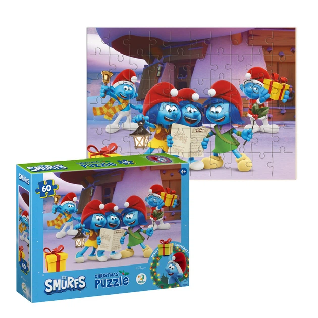 Пазл Dodo The Smurfs (Смурфики) Колядки 60 элементов (200773) - Фото 2 Пазл Dodo The Smurfs (Смурфики) Колядки 60 элементов (200773) - изображение 2