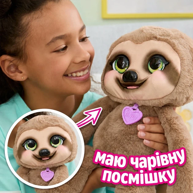 Інтерактивна іграшка Furreal Лінивець Снагглз зі звуками - зображення 3