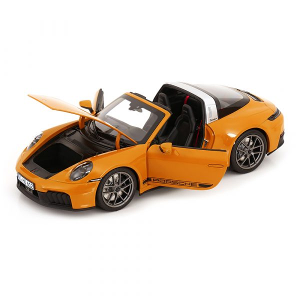 Колекційна машинка Porsche 911 (992) Targa 2024 Модель 1:18 Жовтий - Фото 2 Колекційна машинка Porsche 911 (992) Targa 2024 Модель 1:18 Жовтий - изображение 2