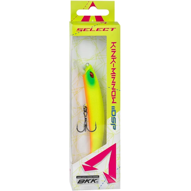 Воблер Select Kink Minnow 110SP 110mm 12.5g #01 (1.0-1.2m) - зображення 2
