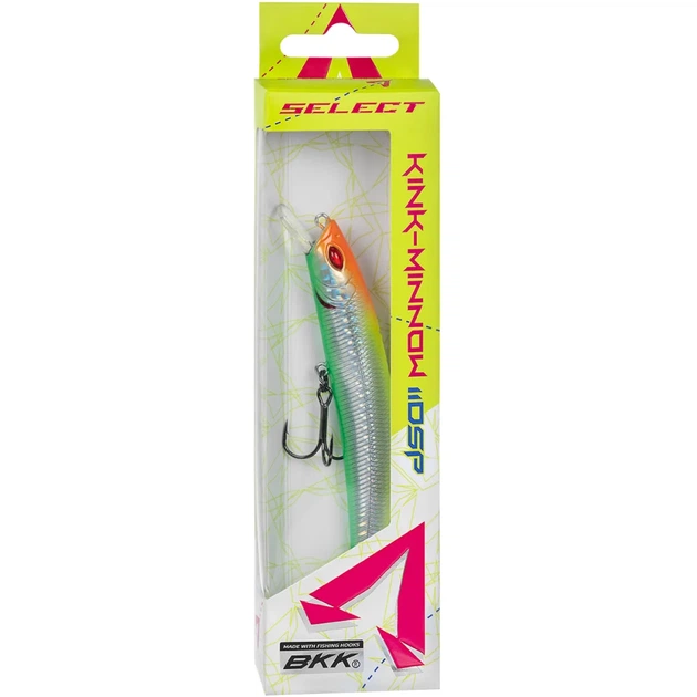 Воблер Select Kink Minnow 110SP 110mm 12.5g #63 (1.0-1.2m) - Фото 2 Воблер Select Kink Minnow 110SP 110mm 12.5g #63 (1.0-1.2m) - зображення 2