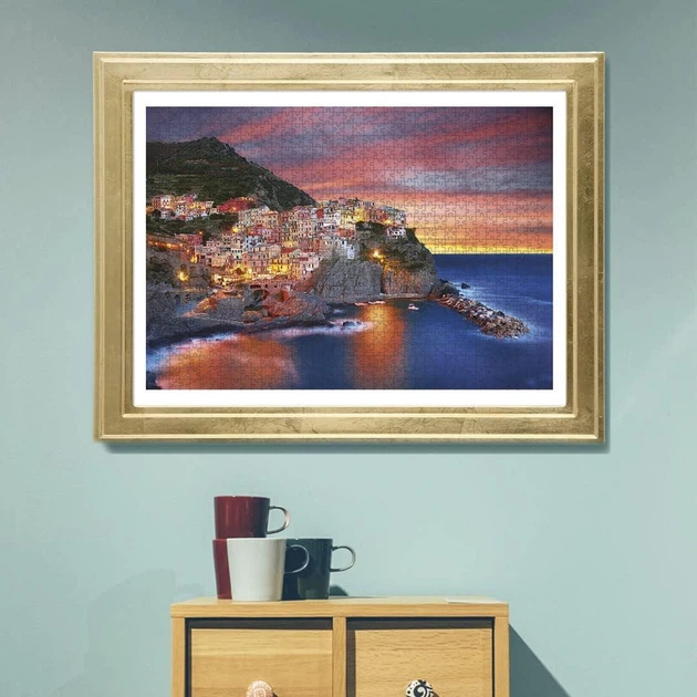 Пазл Clementoni High Quality Collection «Манарола, Италия - Закат солнца», 1000 деталей, 70×50 см, компактная коробка - Фото 5 Пазл Clementoni High Quality Collection «Манарола, Италия - Закат солнца», 1000 деталей, 70×50 см, компактная коробка - изображение 5