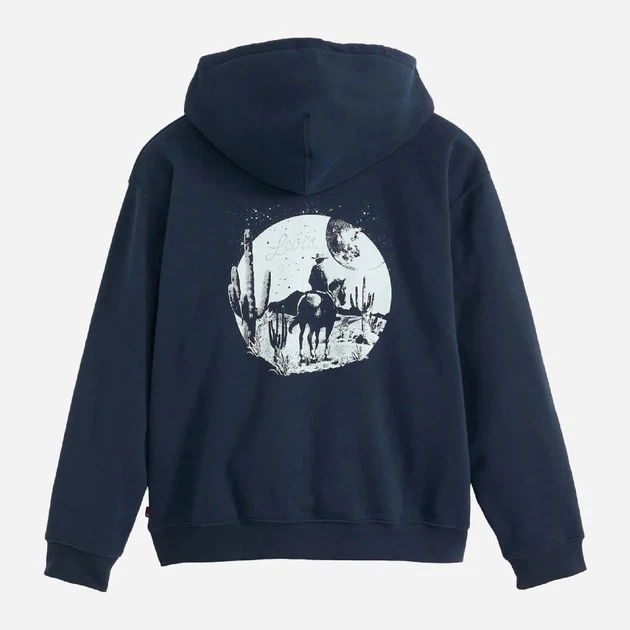 Худі тепле жіноче Levi`s 454000186 2XL Синє (1162960384) - зображення 6
