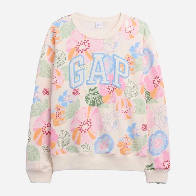 Свитшот на флисе женский GAP 865649684 M Молочный (1162975953) - Фото 5 Свитшот на флисе женский GAP 865649684 M Молочный (1162975953) - изображение 5