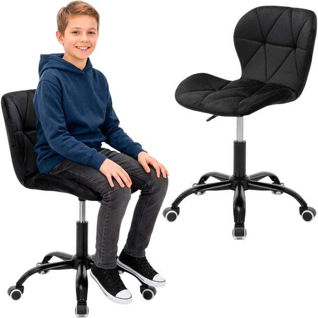 Fotel biurowy Springos HF0077 czarny (5908455316606) - obraz 15