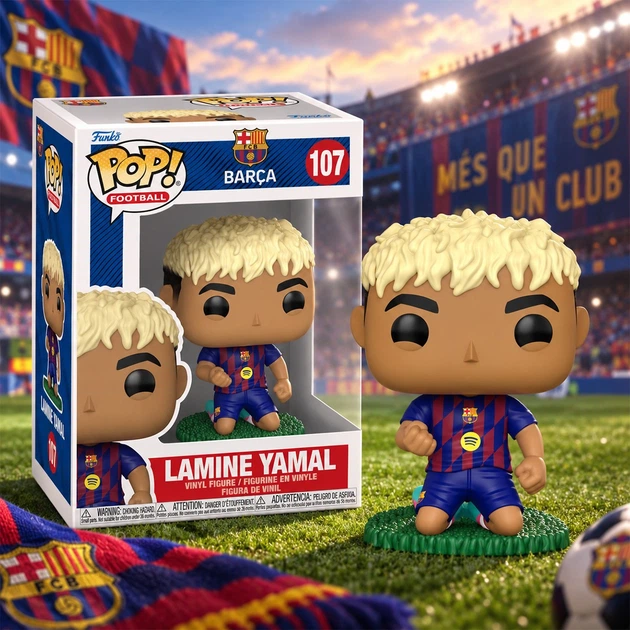 Игровая фигурка Funko POP! Футбол: Барселона S2 — Ламин Ямаль #107 (93701), виниловая игрушка фанко поп - Фото 2 Игровая фигурка Funko POP! Футбол: Барселона S2 — Ламин Ямаль #107 (93701), виниловая игрушка фанко поп - изображение 2