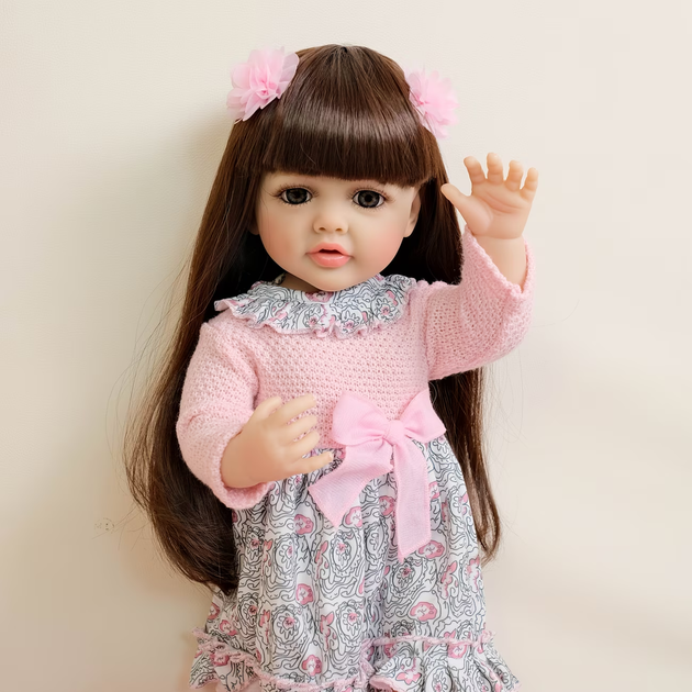Реалистичная кукла Реборн 55 см полностью виниловая Doll Reborn Baby К0100222 - Фото 2 Реалистичная кукла Реборн 55 см полностью виниловая Doll Reborn Baby К0100222 - изображение 2