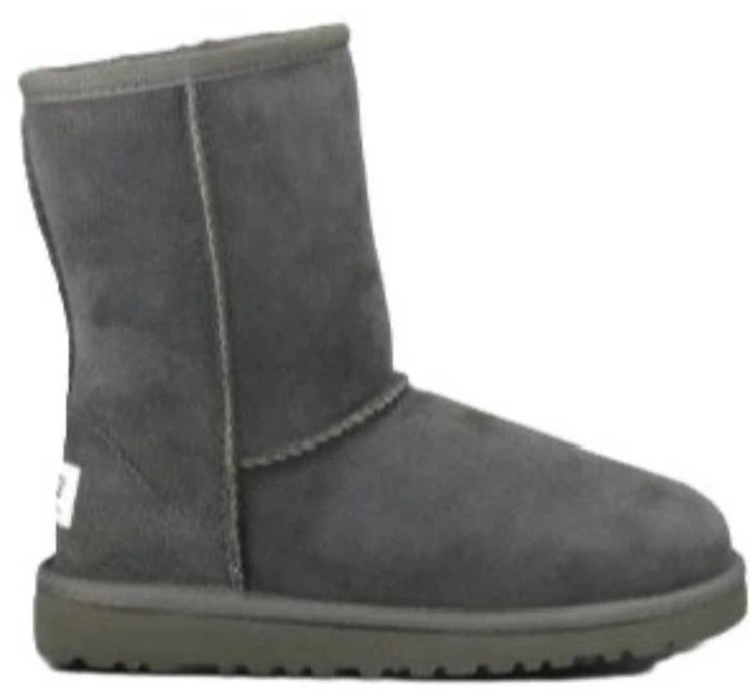 Дитячі уггі для дівчинки Замшеві Середні сірі UGG Classic Short Kids Grey (31, сірий) - Фото 1 Дитячі уггі для дівчинки Замшеві Середні сірі UGG Classic Short Kids Grey (31, сірий) - зображення 1