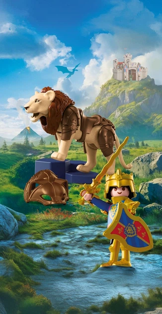 Klocki Playmobil Knights Lew ze złotym rycerzem 18 elementów 72212 (4008789722126) - Zdjęcie 5 Klocki Playmobil Knights Lew ze złotym rycerzem 18 elementów 72212 (4008789722126) - obraz 5