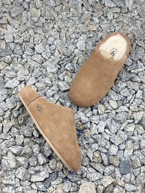 Жіночі уггі Шльопанці Помаранчеві Замшеві UGG Elea Slip-On Chesnut (38, помаранчевий) - Фото 11 Жіночі уггі Шльопанці Помаранчеві Замшеві UGG Elea Slip-On Chesnut (38, помаранчевий) - изображение 11