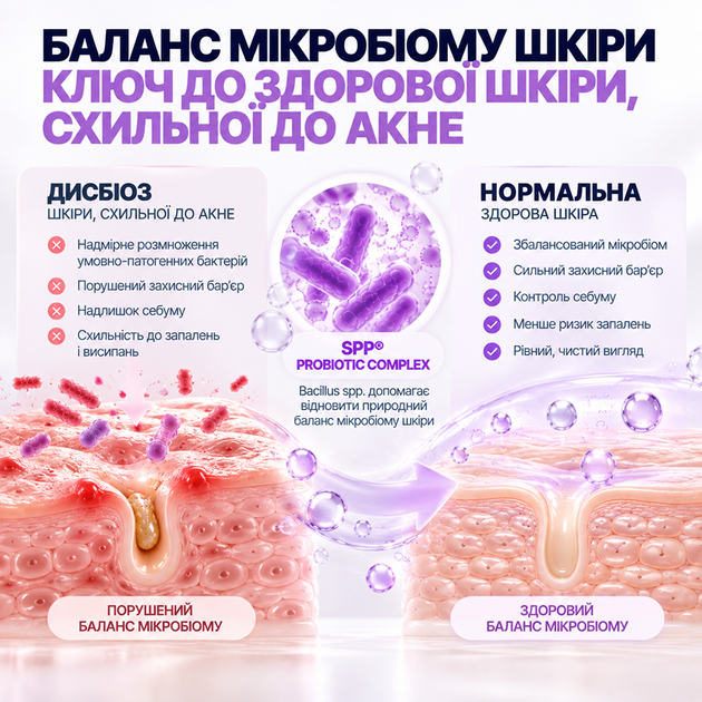 Крем для обличчя від акне для проблемної шкіри відновлюючий засіб проти прищів з пробіотиками AREDERMA ACNE FREE 50 мл - Фото 3 Крем для обличчя від акне для проблемної шкіри відновлюючий засіб проти прищів з пробіотиками AREDERMA ACNE FREE 50 мл - зображення 3