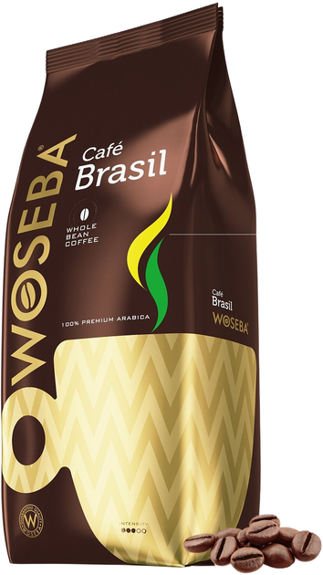 Кофе в зернах Woseba Cafe Brasil 1 кг (5901123182039) - Фото 1 Кофе в зернах Woseba Cafe Brasil 1 кг (5901123182039) - изображение 1