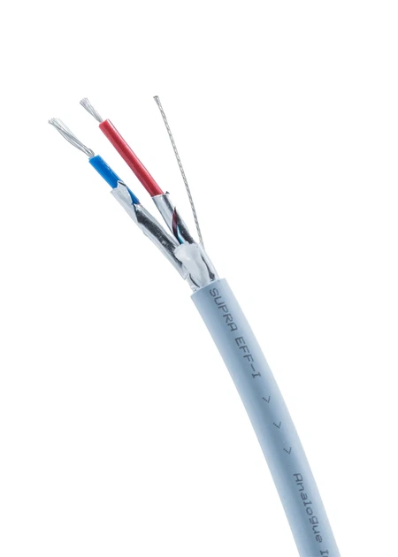 Міжблоковий кабель Supra EFF-IX Audio Pair 0,75 м Ice Blue - Фото 2 Міжблоковий кабель Supra EFF-IX Audio Pair 0,75 м Ice Blue - зображення 2