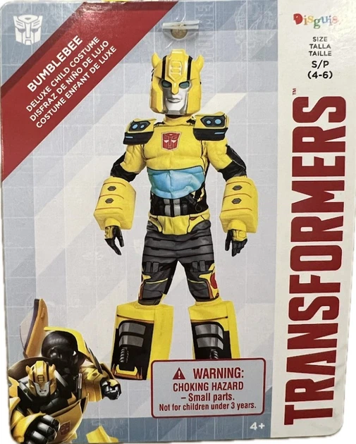 Костюм Трансформер Бамблби 4-6 лет с Маской 109-126 см Transformers Bumblebee Deluxe Costume Disguise S04981 - Фото 3 Костюм Трансформер Бамблби 4-6 лет с Маской 109-126 см Transformers Bumblebee Deluxe Costume Disguise S04981 - изображение 3