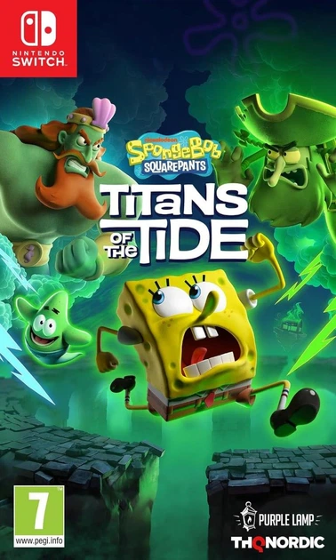 Картридж для Nintendo Switch - SpongeBob SquarePants Titans of the Tide, російські субтитри - Фото 1 Картридж для Nintendo Switch - SpongeBob SquarePants Titans of the Tide, російські субтитри - зображення 1