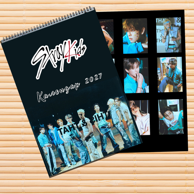 Календарь перекидной настенный Стрей Кидс Stray Kids 2027 (39683) А3) - Фото 1 Календарь перекидной настенный Стрей Кидс Stray Kids 2027 (39683) А3) - изображение 1