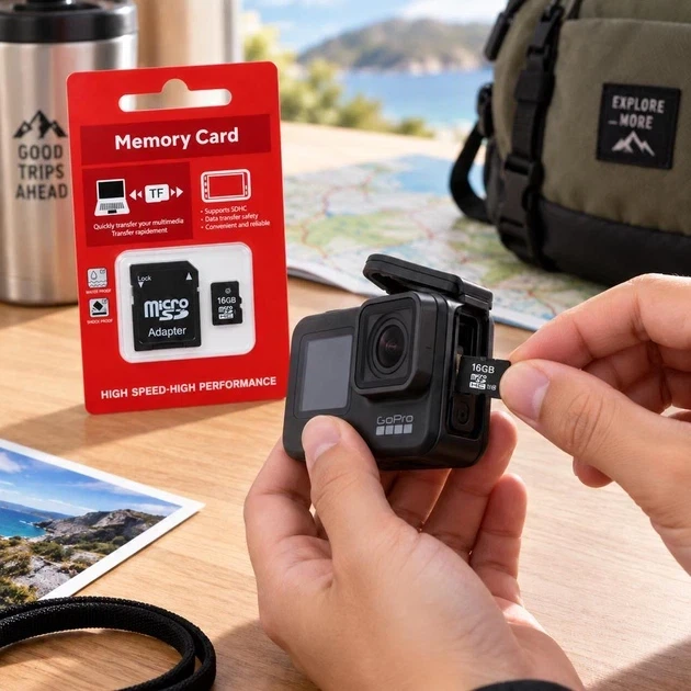 Карта пам'яті MicroSD 16 GB Class 10 з SD-адаптером - зображення 4