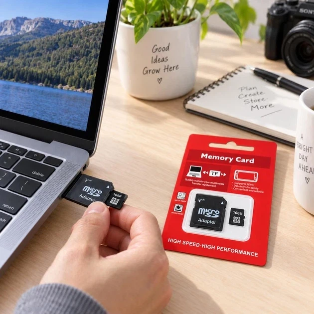 Карта пам'яті MicroSD 16 GB Class 10 з SD-адаптером - зображення 5