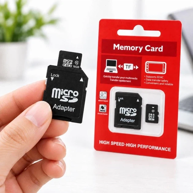 Карта пам'яті MicroSD 16 GB Class 10 з SD-адаптером - зображення 8