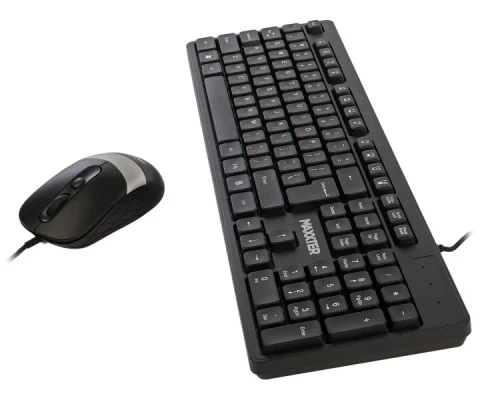 Комплект KMS-CM-03-UA, Black, USB, клавіатура (мембранна Maxxter (teh0034563) - зображення 5
