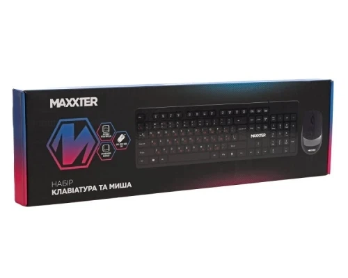 Комплект KMS-CM-03-UA, Black, USB, клавіатура (мембранна Maxxter (teh0034563) - зображення 8