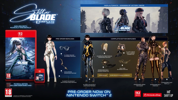 Gra Nintendo Switch 2 Stellar Blade Complete Edition (Kartridż) (5056635629210) - Zdjęcie 12 Gra Nintendo Switch 2 Stellar Blade Complete Edition (Kartridż) (5056635629210) - obraz 12