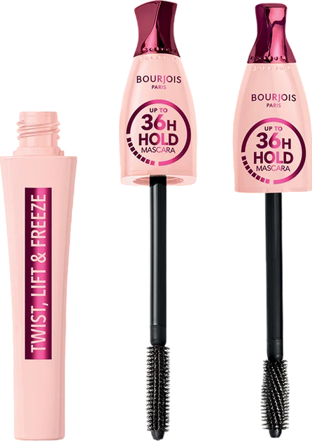 Tusz do rzęs Bourjois Twist Up The Volume Twist Lift & Freeze 36 HR Czarny 8 ml (3616306384569) - Zdjęcie 2 Tusz do rzęs Bourjois Twist Up The Volume Twist Lift & Freeze 36 HR Czarny 8 ml (3616306384569) - obraz 2