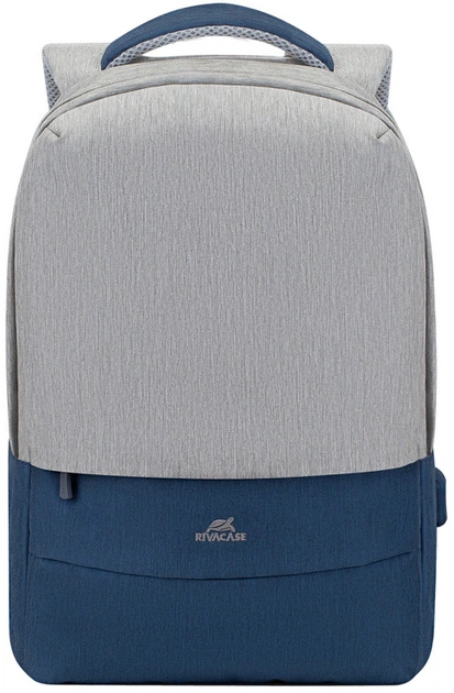 Рюкзак для ноутбука RIVACASE 7562 15.6" Grey/Dark Blue (7562 (Grey/Dark Blue)) - изображение 2