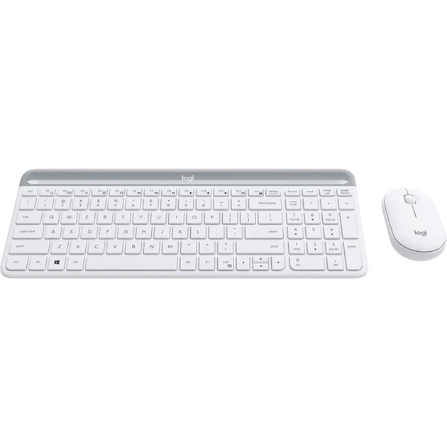 Комплект клавіатура + миша Logitech MK470 бездротовий White (5099206086616) - Фото 5 Комплект клавіатура + миша Logitech MK470 бездротовий White (5099206086616) - зображення 5