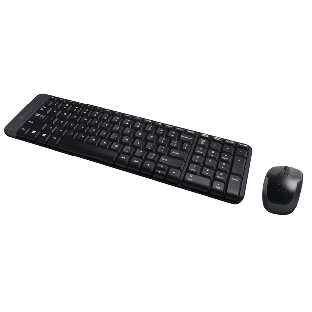 Комплект клавиатура + мышь Logitech MK220 беспроводной US раскладка Black (5099206029859) - Фото 2 Комплект клавиатура + мышь Logitech MK220 беспроводной US раскладка Black (5099206029859) - изображение 2