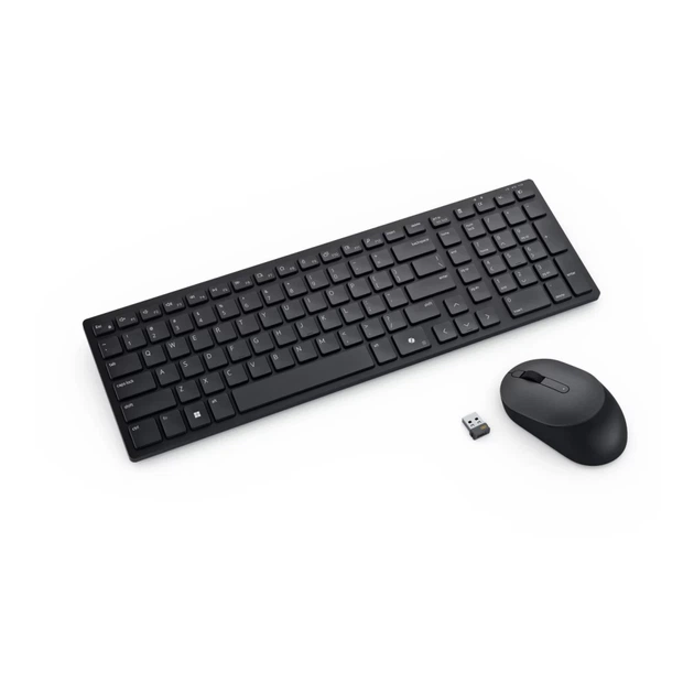 Комплект клавиатура + мышь Dell KM555 беспроводной US раскладка Black (5397184911815) - Фото 3 Комплект клавиатура + мышь Dell KM555 беспроводной US раскладка Black (5397184911815) - изображение 3