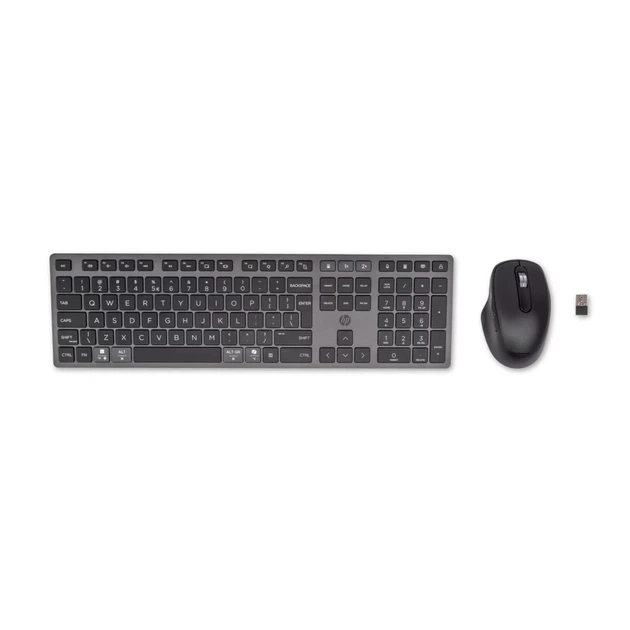 Комплект клавіатура + миша HP 720 Multi-Device Rechargeable бездротовий Black (198122139736) - Фото 1 Комплект клавіатура + миша HP 720 Multi-Device Rechargeable бездротовий Black (198122139736) - зображення 1