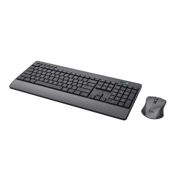 Комплект клавіатура + миша Trust Trezo Wireless Deskset Eco US розкладка (8713439245295) - Фото 5 Комплект клавіатура + миша Trust Trezo Wireless Deskset Eco US розкладка (8713439245295) - зображення 5