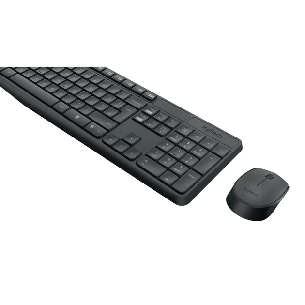 Комплект клавіатура + миша Logitech MK235 бездротовий US розкладка Black (5099206063976) - Фото 12 Комплект клавіатура + миша Logitech MK235 бездротовий US розкладка Black (5099206063976) - зображення 12