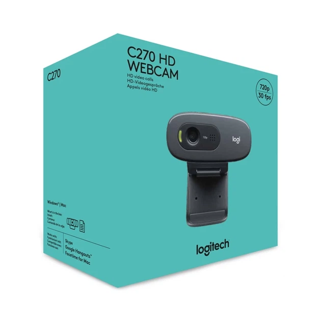 Веб-камера Logitech HD Webcam C270 720i (5099206064201) - изображение 7