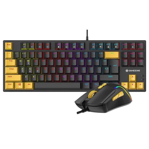 Комплект клавиатура + мышь Tracer GameZone Hornet87 игровой (5907512873281) - изображение 13