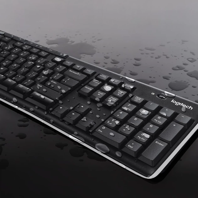 Комплект клавіатура + миша Logitech MK270 бездротовий USB 2.4 GHz US розкладка Black (5099206039148) - Фото 8 Комплект клавіатура + миша Logitech MK270 бездротовий USB 2.4 GHz US розкладка Black (5099206039148) - зображення 8