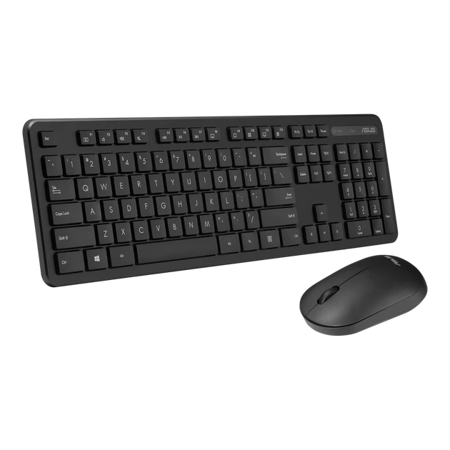 Комплект клавіатура + миша Asus CW100 бездротовий US розкладка Black (4711387539620) - Фото 3 Комплект клавіатура + миша Asus CW100 бездротовий US розкладка Black (4711387539620) - зображення 3